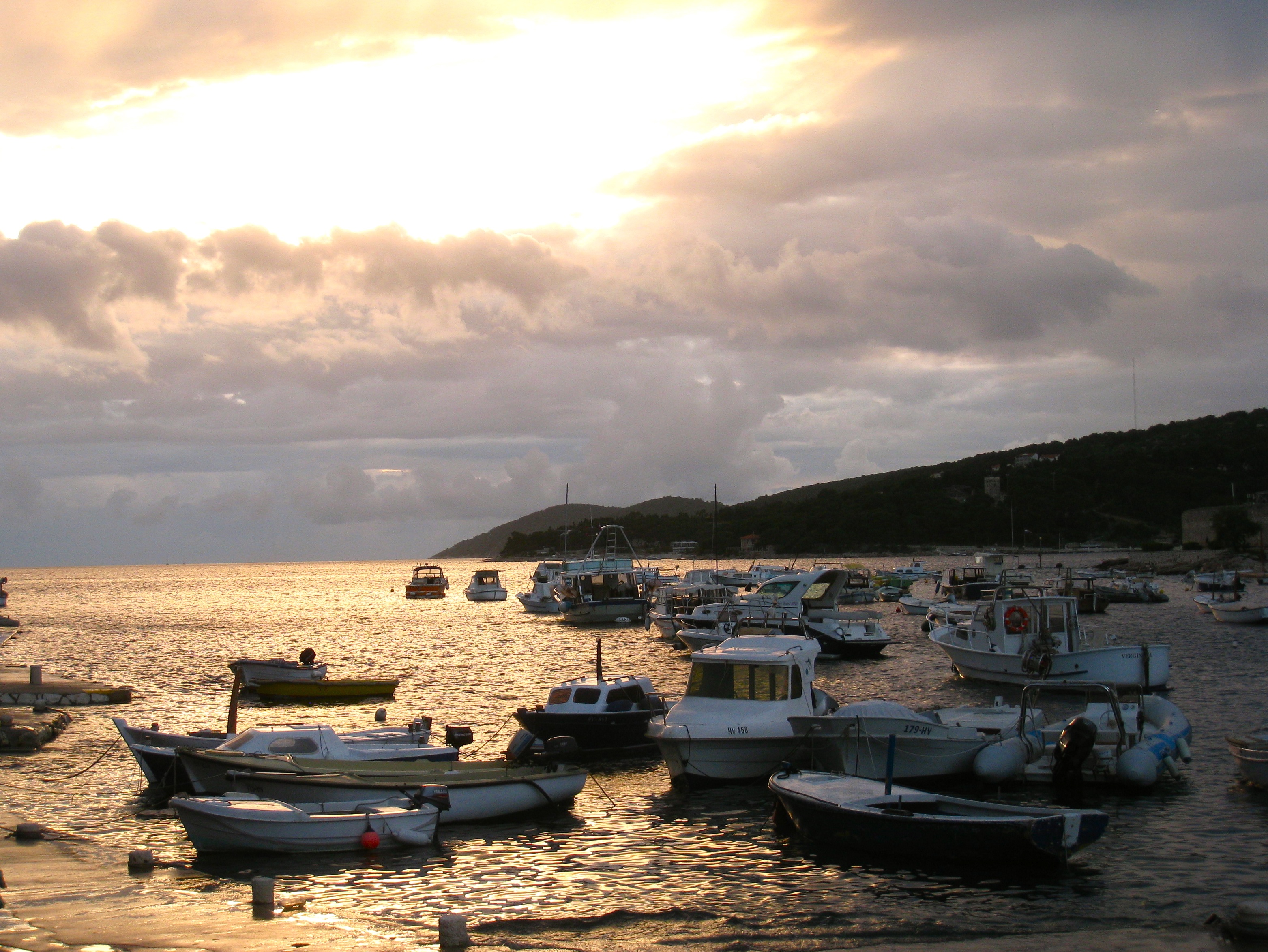 hvar sunset Dalmatian Coast, Hvar Grad, Hrvatla